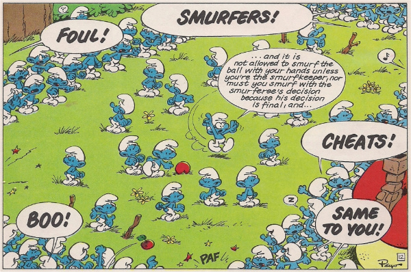 The Weather-Smurfing Machine by Peyo (Illustrator), Paperback