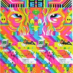 Paper Rad silkscreen / uncut card sheet